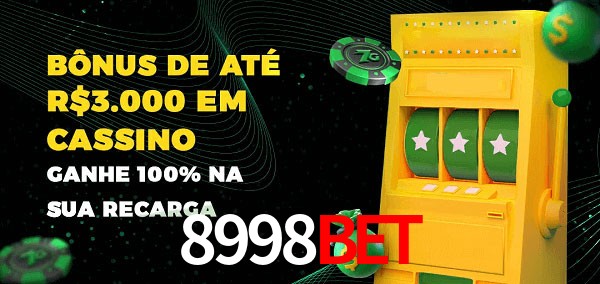 8998Bet melhor bônus de depósito